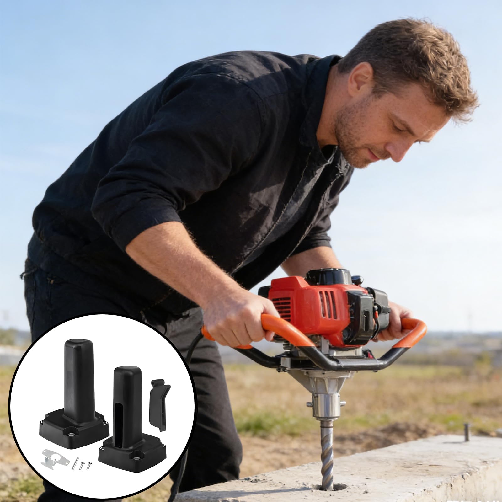 Poignée compatible avec 11247 11304 GSH27 USH27 et modèles similaires conçus pour réduire la fatigue de la main lors de l'utilisation. Poignée de réparation d'outils