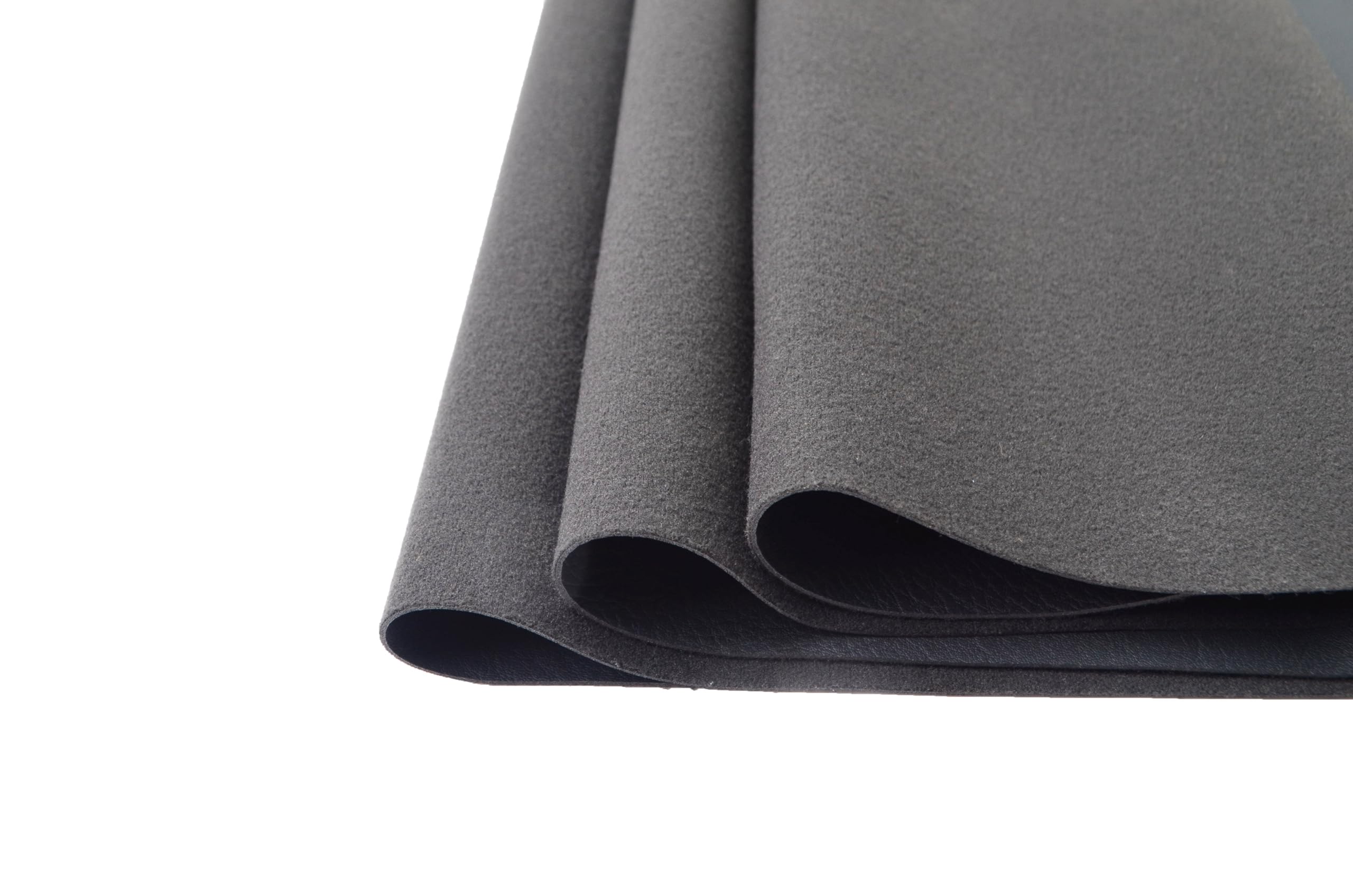 Tela de piel sintética suave de 1 yarda, 137 x 91 cm, tela de piel sintética de 1,1 mm de grosor, tela de tapicería de vinilo negro