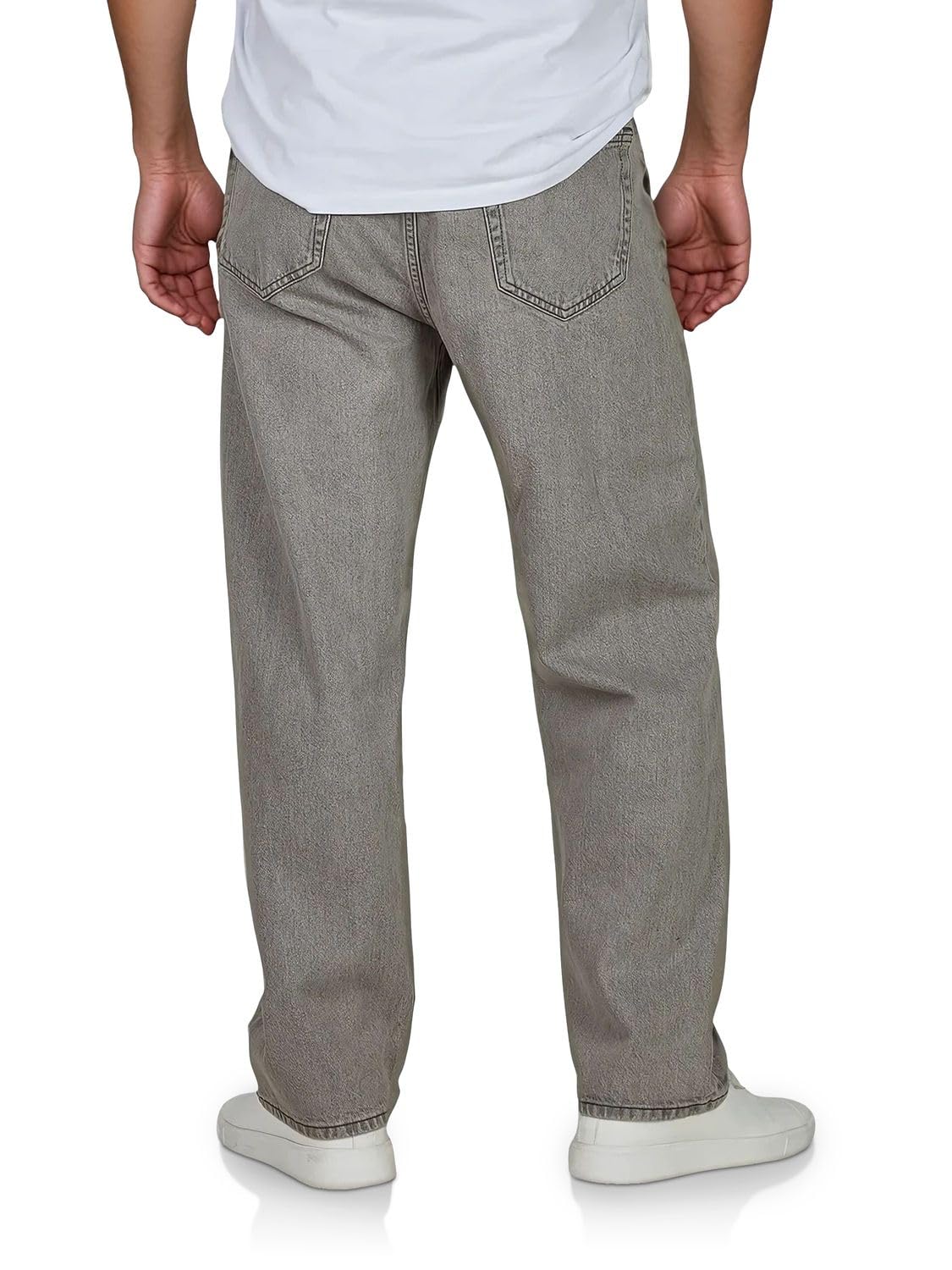 JACK & JONES JJIALEX JJCOOPER - Pantalones vaqueros para hombre, elásticos, holgados, de algodón, color azul, negro y gris, talla 30, 31, 32, 33, 34, 36, 38