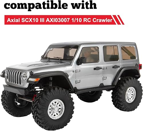 Miniatura 3 de Hobbypark Soporte de placa deslizante de transmisión central de aluminio para Axial SCX10 III Actualizaciones 110 RC Crawler AXI03007 Piezas (negro)