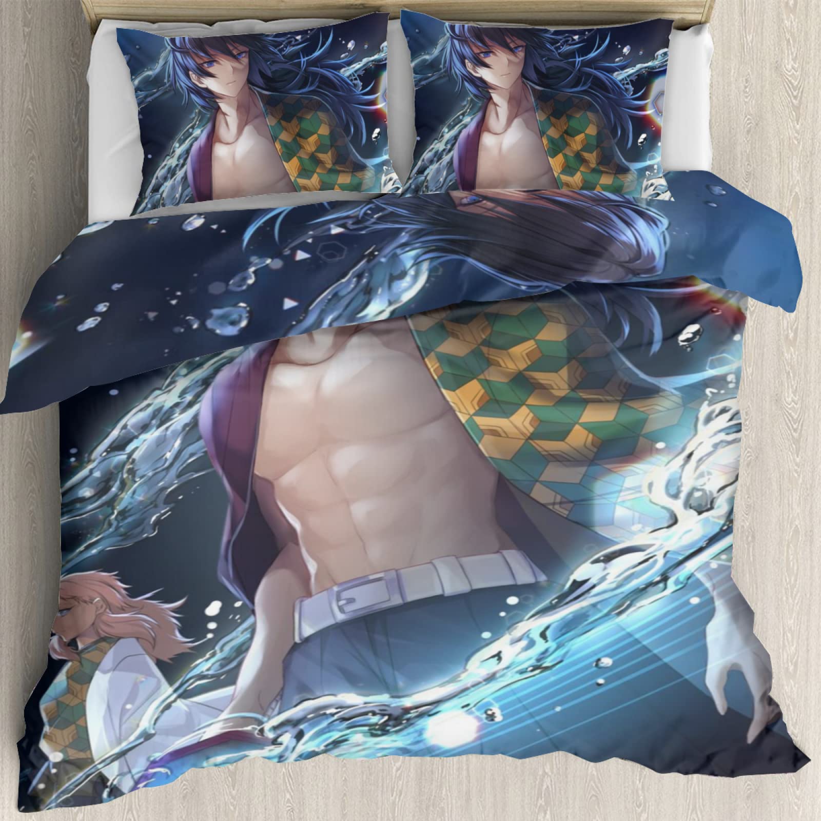 Amazon｜鬼滅刃 布団カバー 3点セット 掛け布団カバー ベッドカバー 枕  