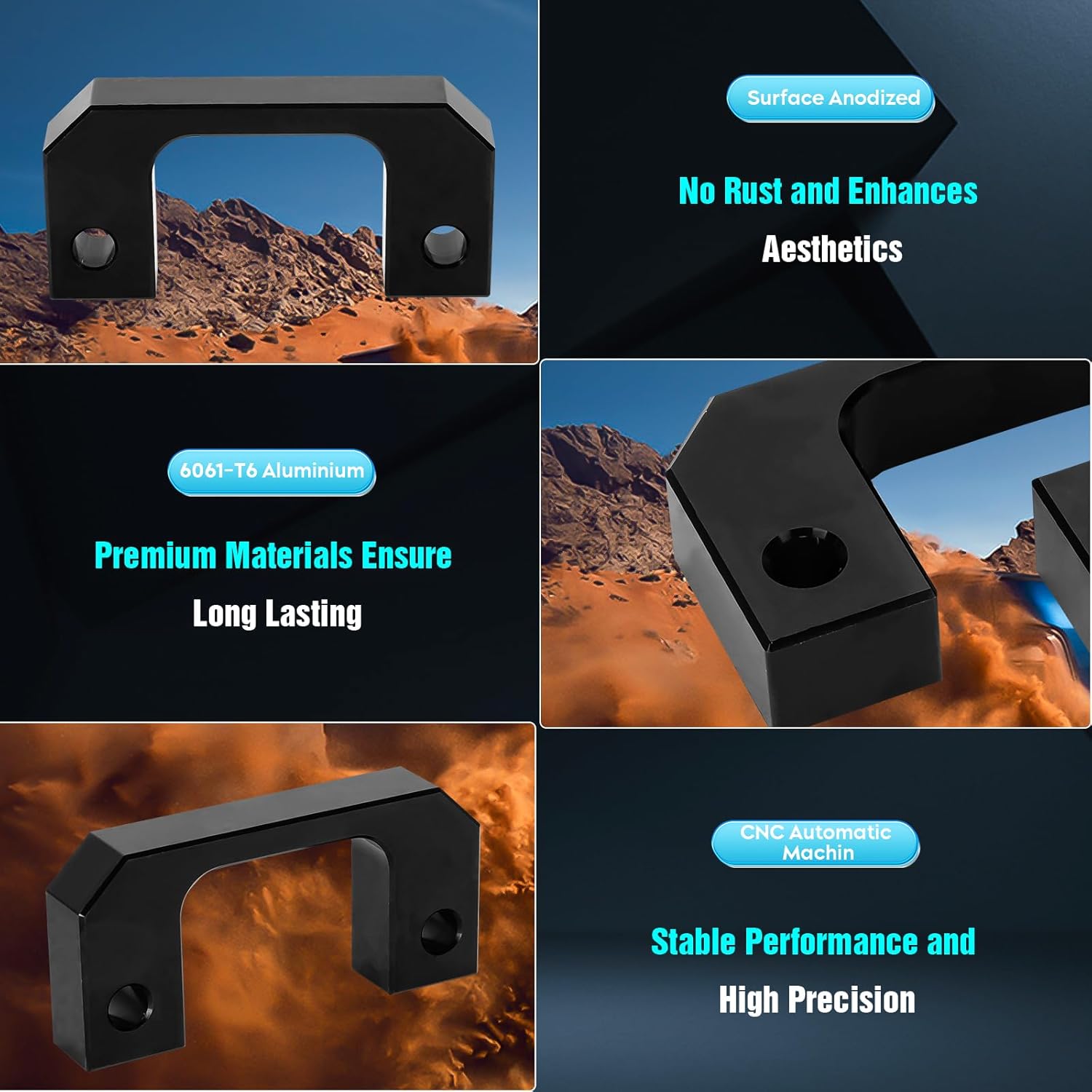 Front 2.5" Leveling Lift Kit Compatible with 2007-2023 Chevy Silverado 1500 GMC Sierra 1500 Yukon XL 1500 Avalanche Suburban 1500 Tahoe