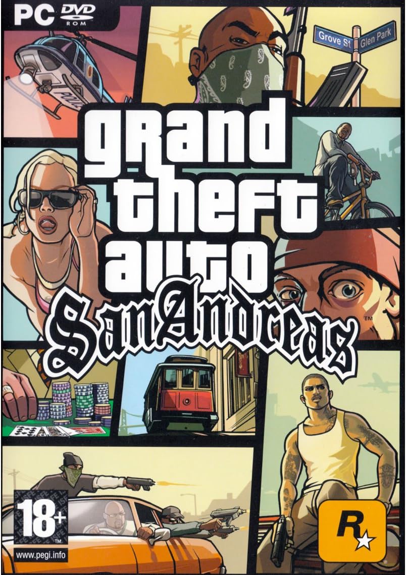Grand Theft Auto GTA San Andreas Game PC