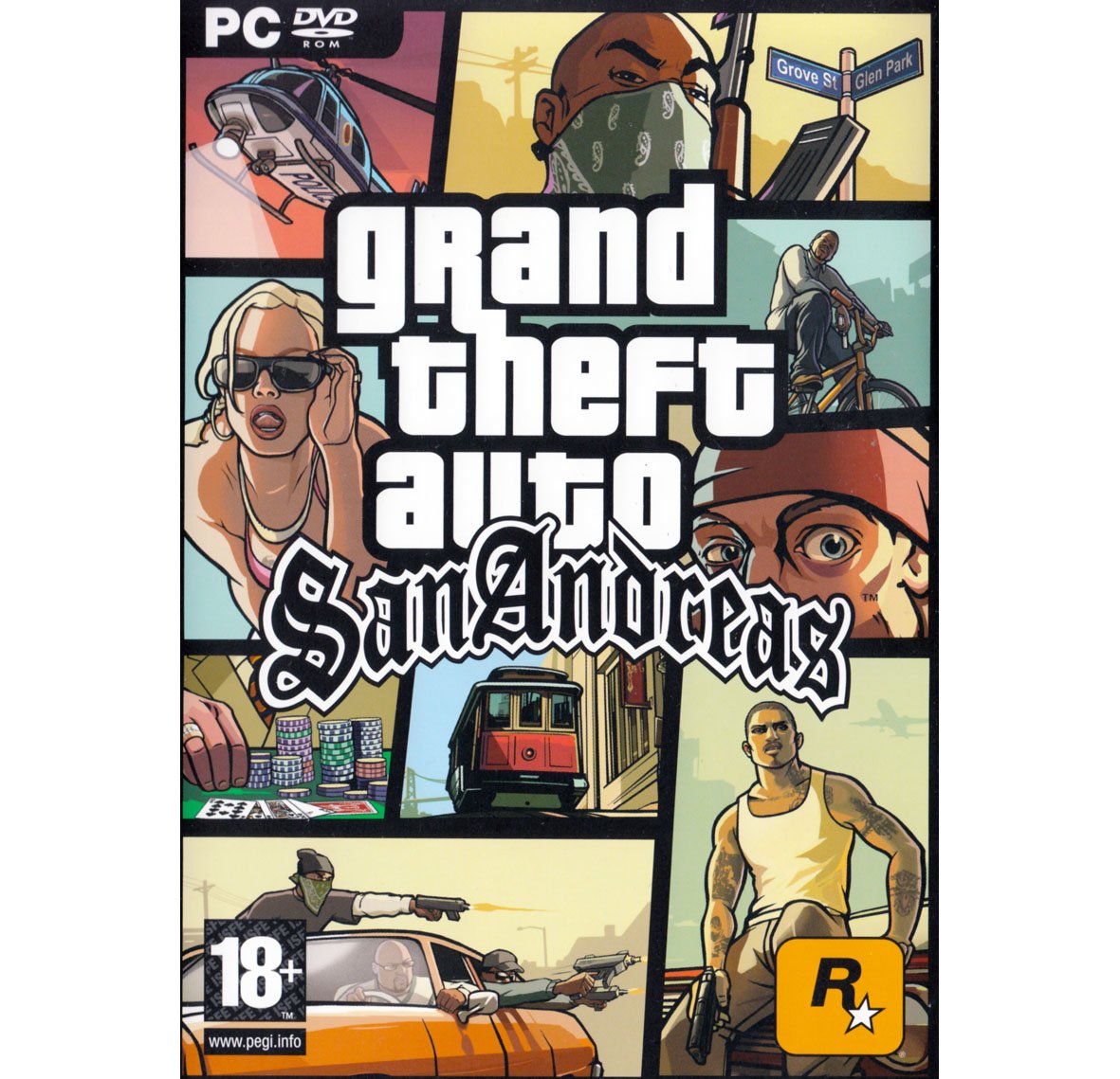 Grand Theft Auto GTA San Andreas Game PC