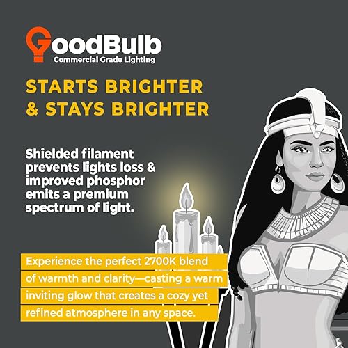 Miniatura 148 de GoodBulb - Focos CFL PL, paquete de 10 unidades 3500K