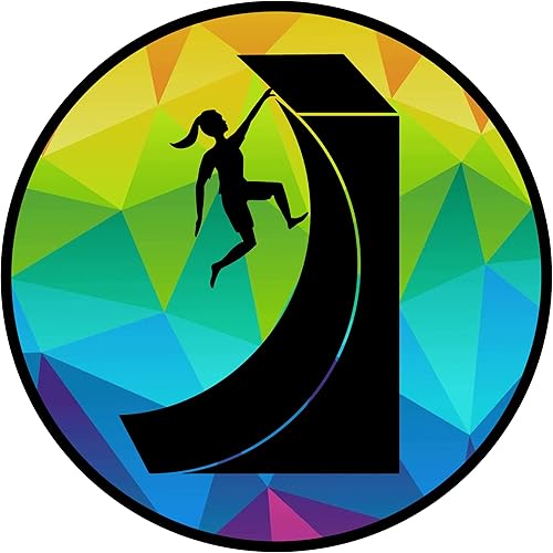 Calcomanías de obstáculos inspiradas en Ninja Warrior con escalera de salmón, araña saltadora y pared deformada (4 pulgadas, pared deformada de niña)