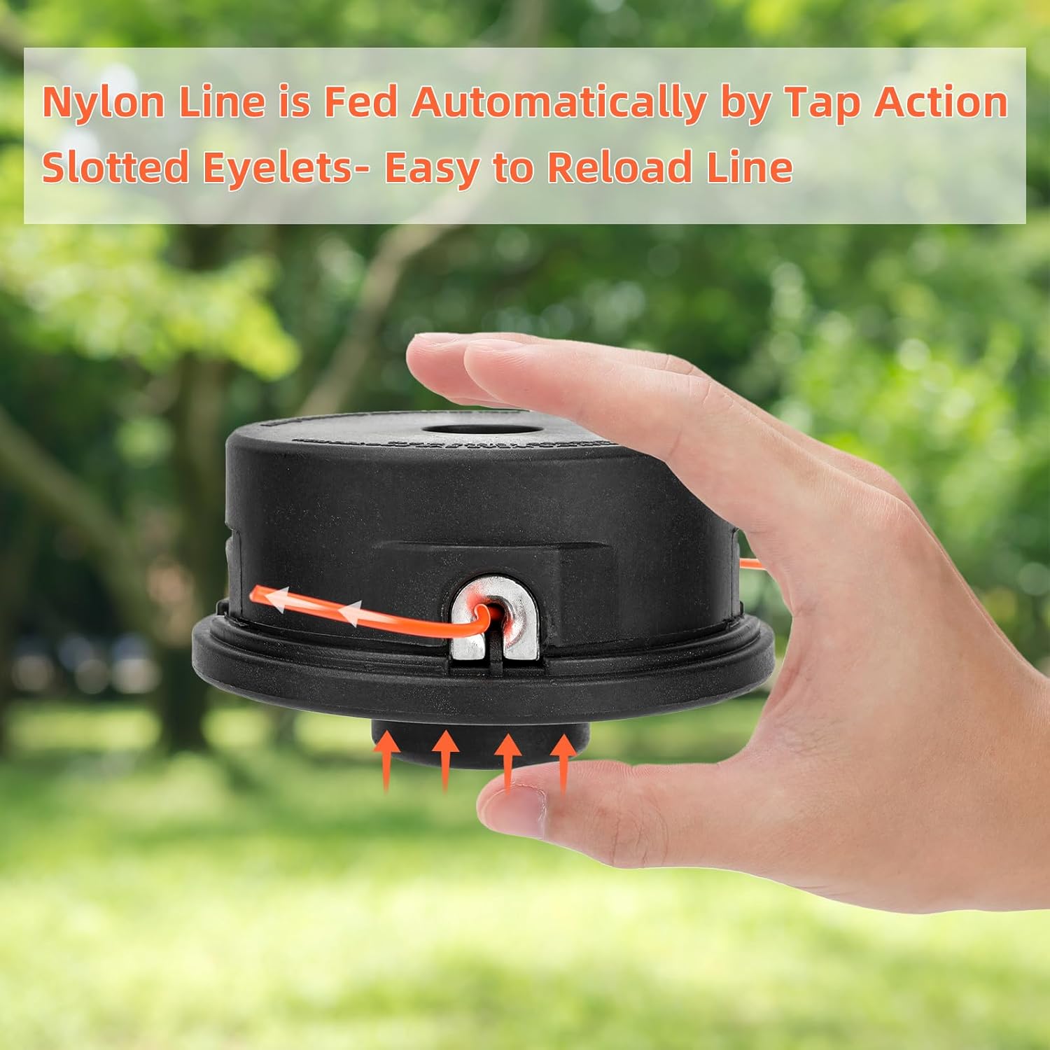 3 Pack 25-2 Bump Feed Trimmer Head FS55R Trimmer Head for Stihl FS90 FS90R FS55 FS 55R FS56 FS56RC FS70 FS70R FS80 FS85 FS100RX FS110 FS111RX FS120 FS130 FS131 FS240 Replaces 4002 710 2191