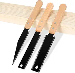 Serra manual japonesa de 30,5 cm - Serra manual de aço manganês 65 preciso e eficiente, lâmina japonesa de corte preciso para marcenaria