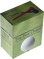 Vista 9 de Tee Box Chaos Juego de cartas de golf, 18 hoyos de diversión, tarjetas de golf impermeables para golfistas, regalos de golf para hombres, accesorios