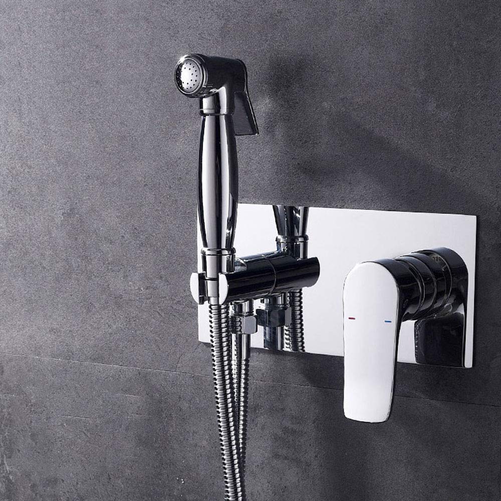 Grifo de bidé de mano para inodoro con kit de rociador de limpieza