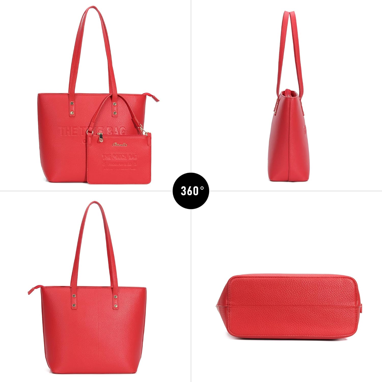 Tote Bag for Women, Medium Top Handle Handbags Purse - Image 5