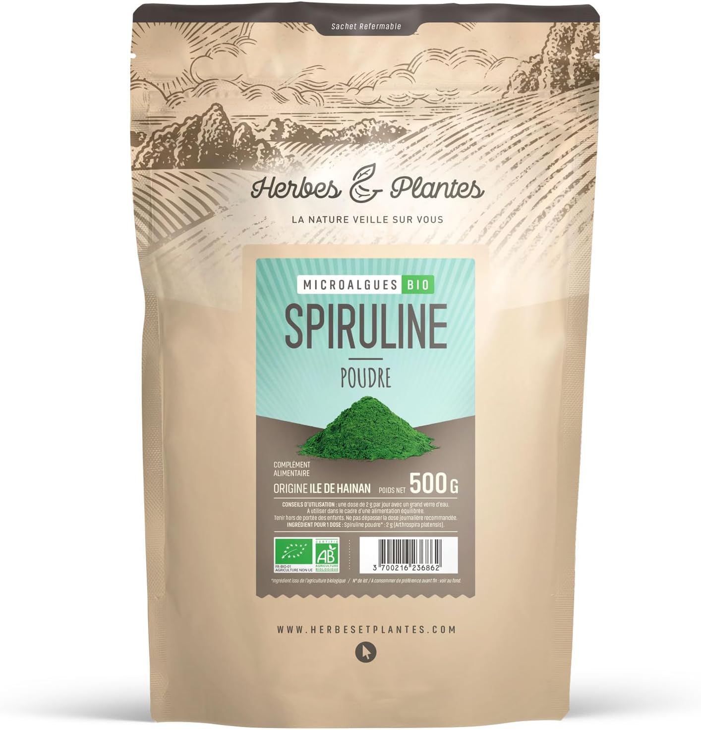 Spirulina Powder 500g