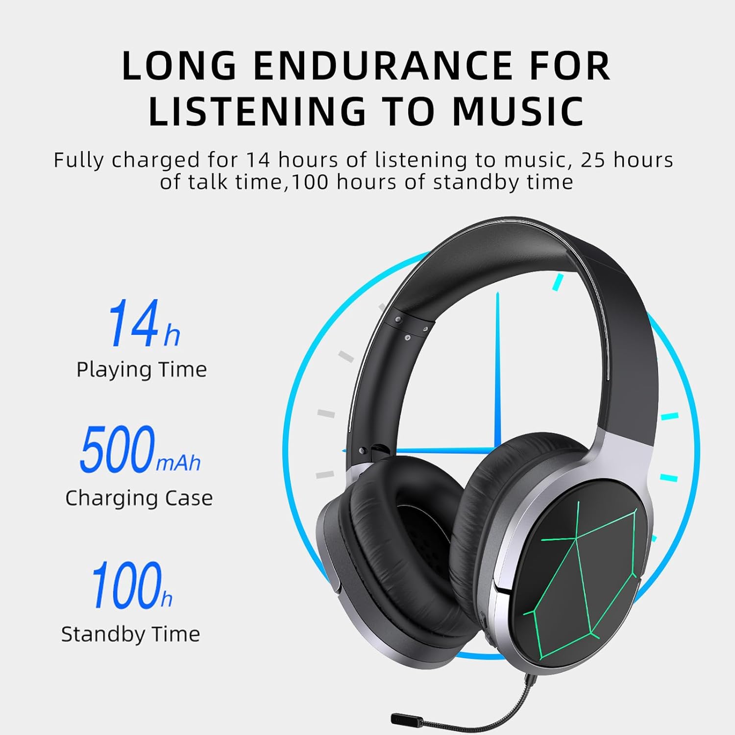 Awei A799BL Headphone with battery life indicators