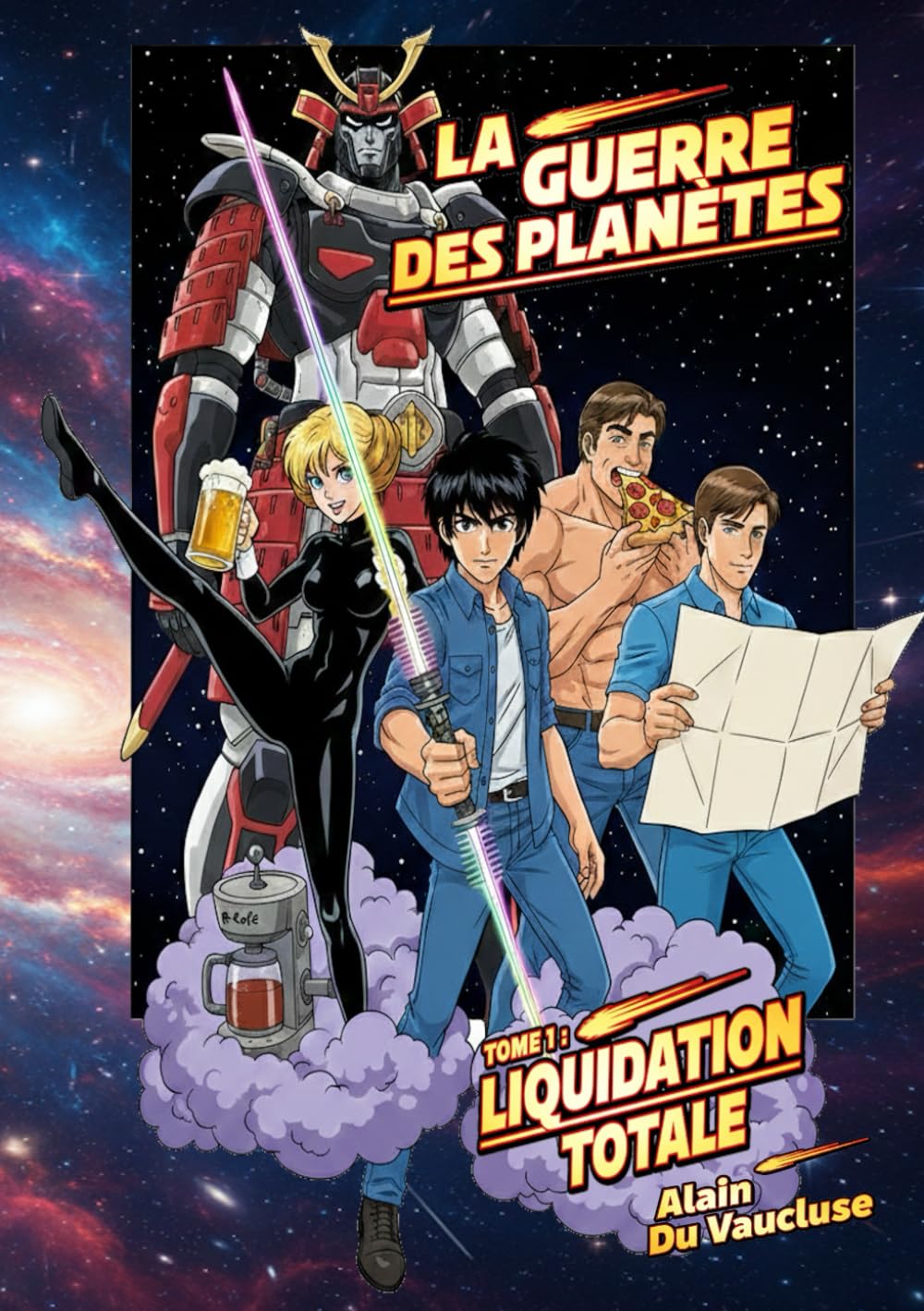 La Guerre Des Planètes : Les Gégédés contre le Consortium: Tome 1 : Liquidation Totale (La Guerre des Planètes : L’odyssée d’Alain, Julien et Corts)