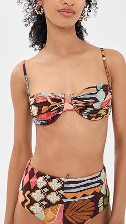 MINKPINK Women's Isola Gathered Bikini Top