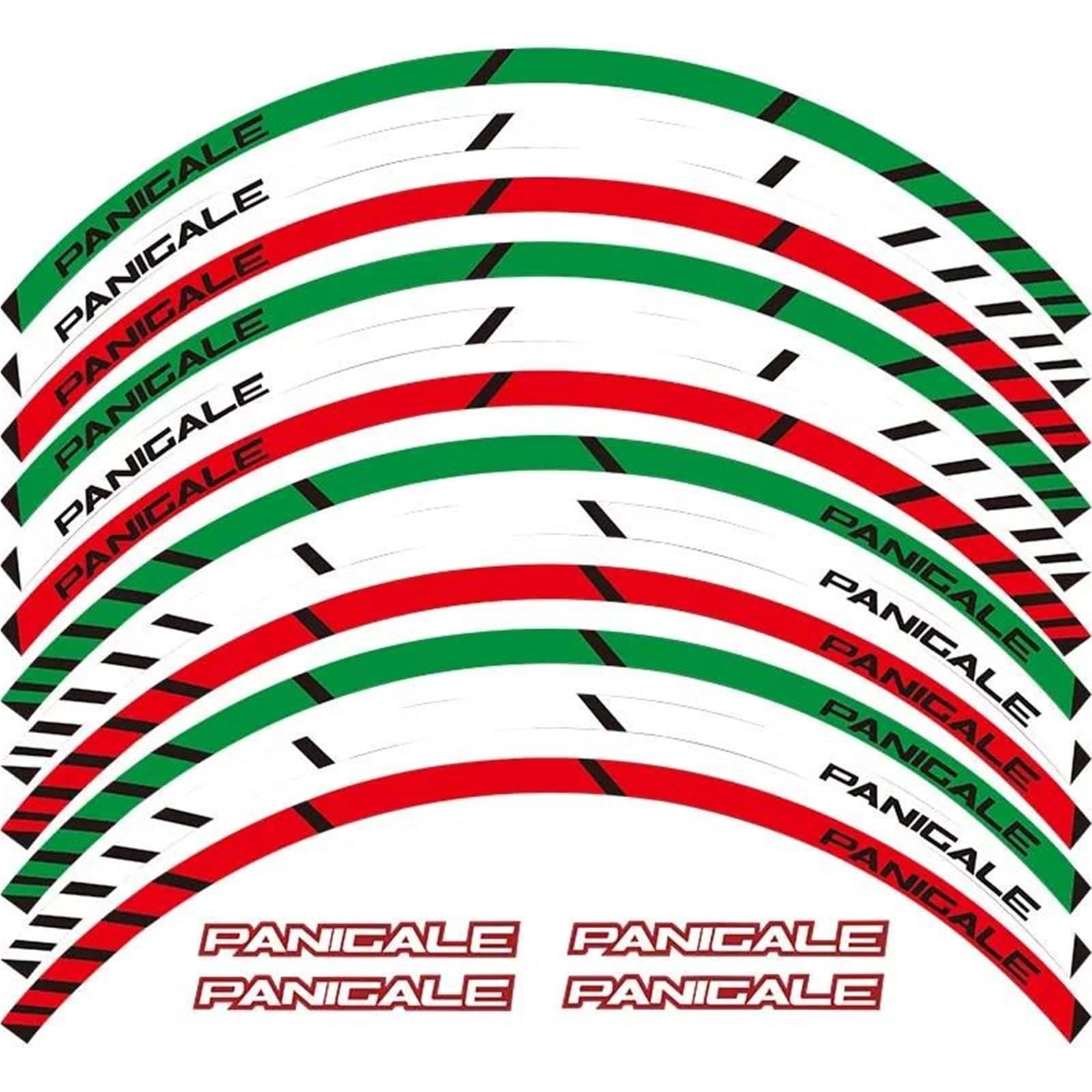 Motorcycle Wheel Decals Reflective Stickers Rim Stripes for Ducati 1299 Panigale S 959