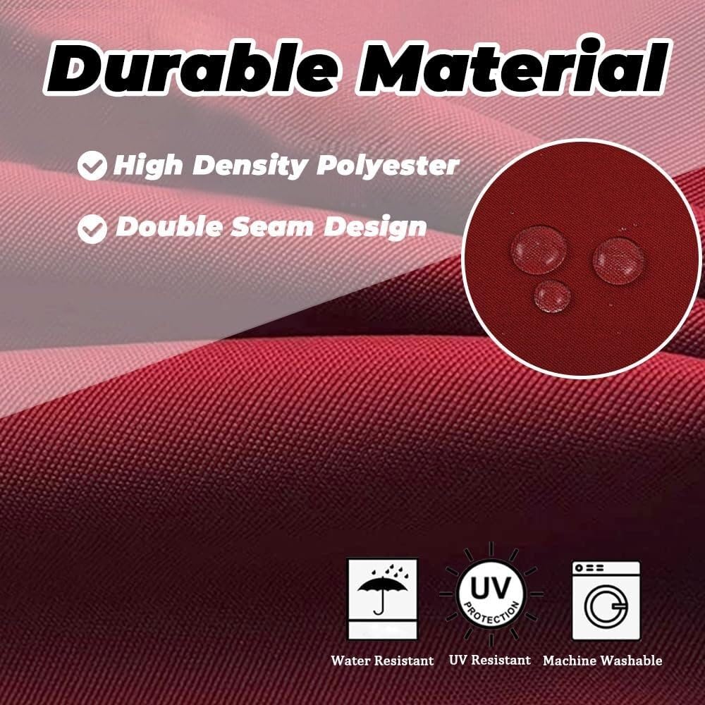 Juego de 2 Impermeable Exterior Funda de Cojín de Asiento de Sofá con Cremallera Fundas de Cojín para Exterior Funda de Fondo para Interior(Sage,65x65x10cm)