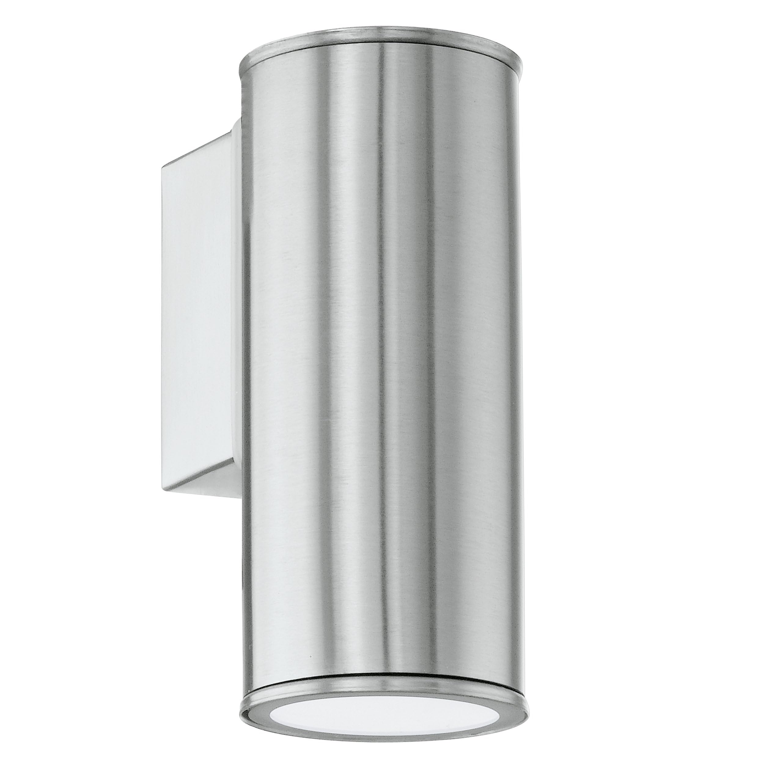 Eglo Riga Wall Lamp, Stainless Steel, Height 15 Cm, Stainless Steel