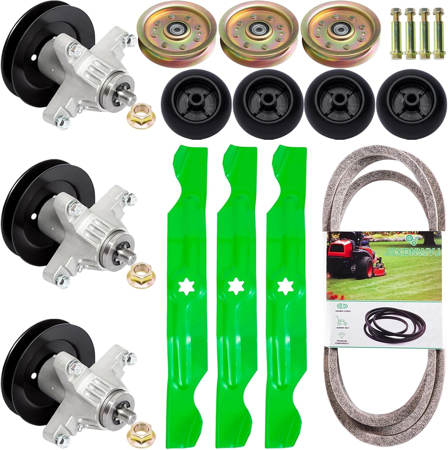 Riding Mower Deck Bearings 6-Pack Spindle Rebuild Bearings - Fits Cub Cadet, MTD, Troy-Bilt, White Mowers 918-04608A Cub Cadet Blade Adapter - Foto 4