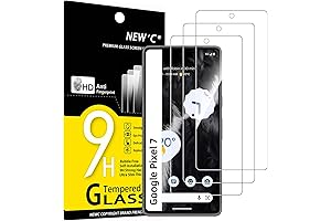 NEW'C 3 Pack Designed for Google Pixel 7 Screen Protector Tempered Glass,Case...