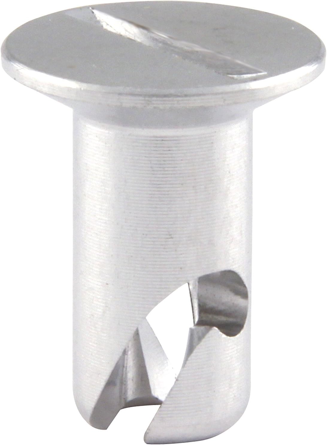 Allstar ALL19258 5/16" x 0.55" Long Aluminum Flush Head Button Fastener, (Pack of 50)
