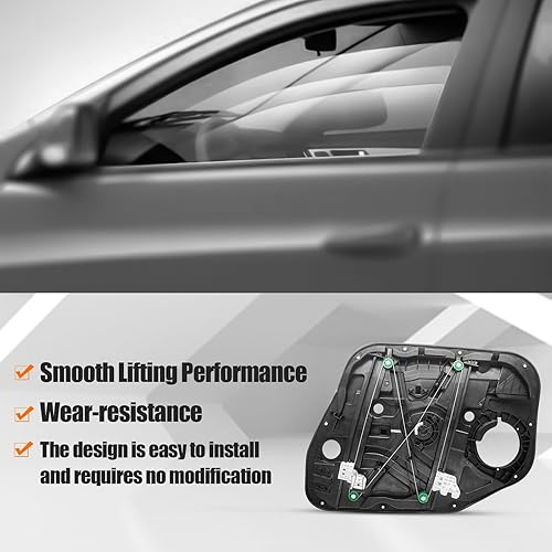 Miniatura 5 de Elevalunas delantero izquierdo de repuesto sin motor izquierdo lado del conductor compatible con Hyundai Tucson 2016-2020 82471-D3011 82471-D3010