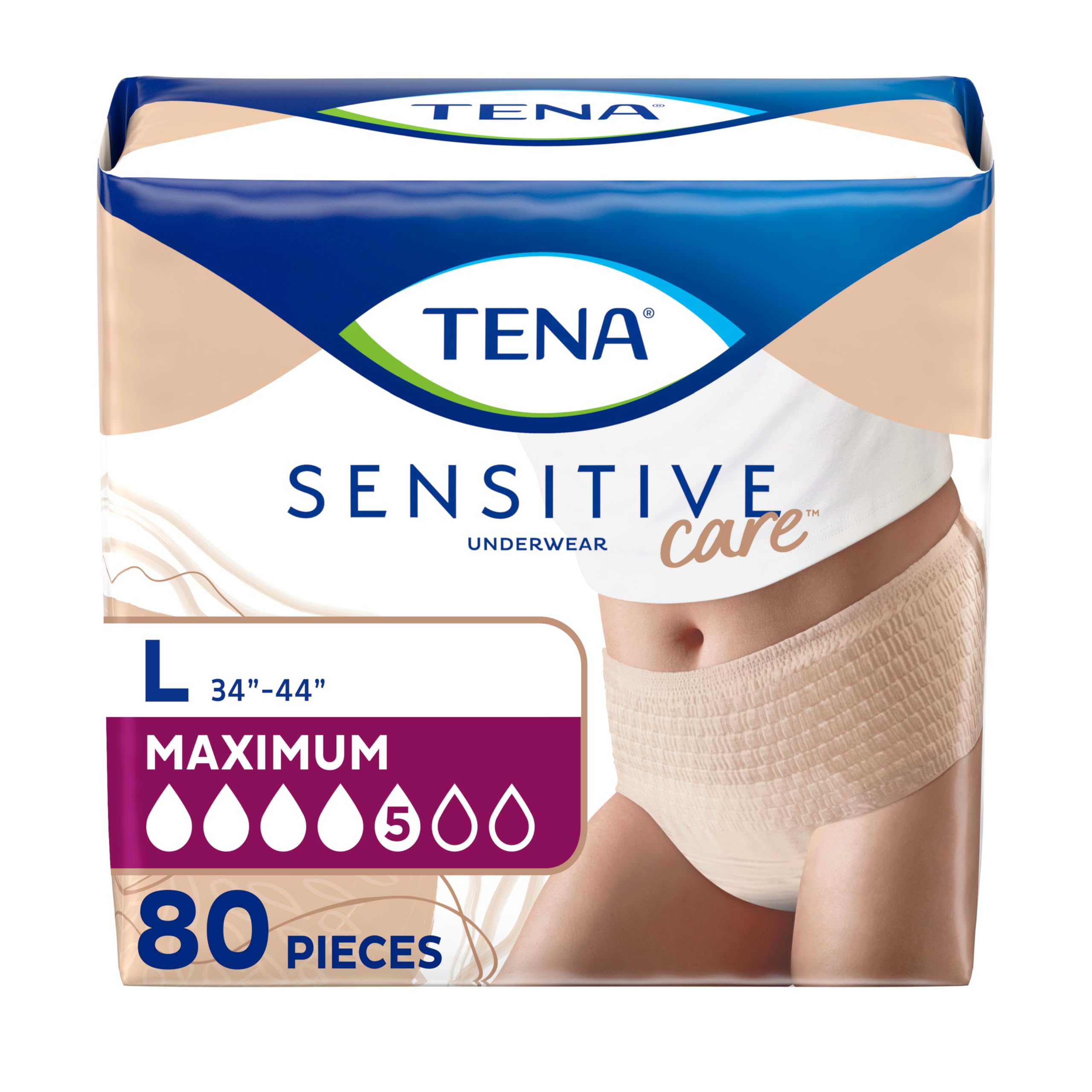 TENA Sensitive Care Underwear Large