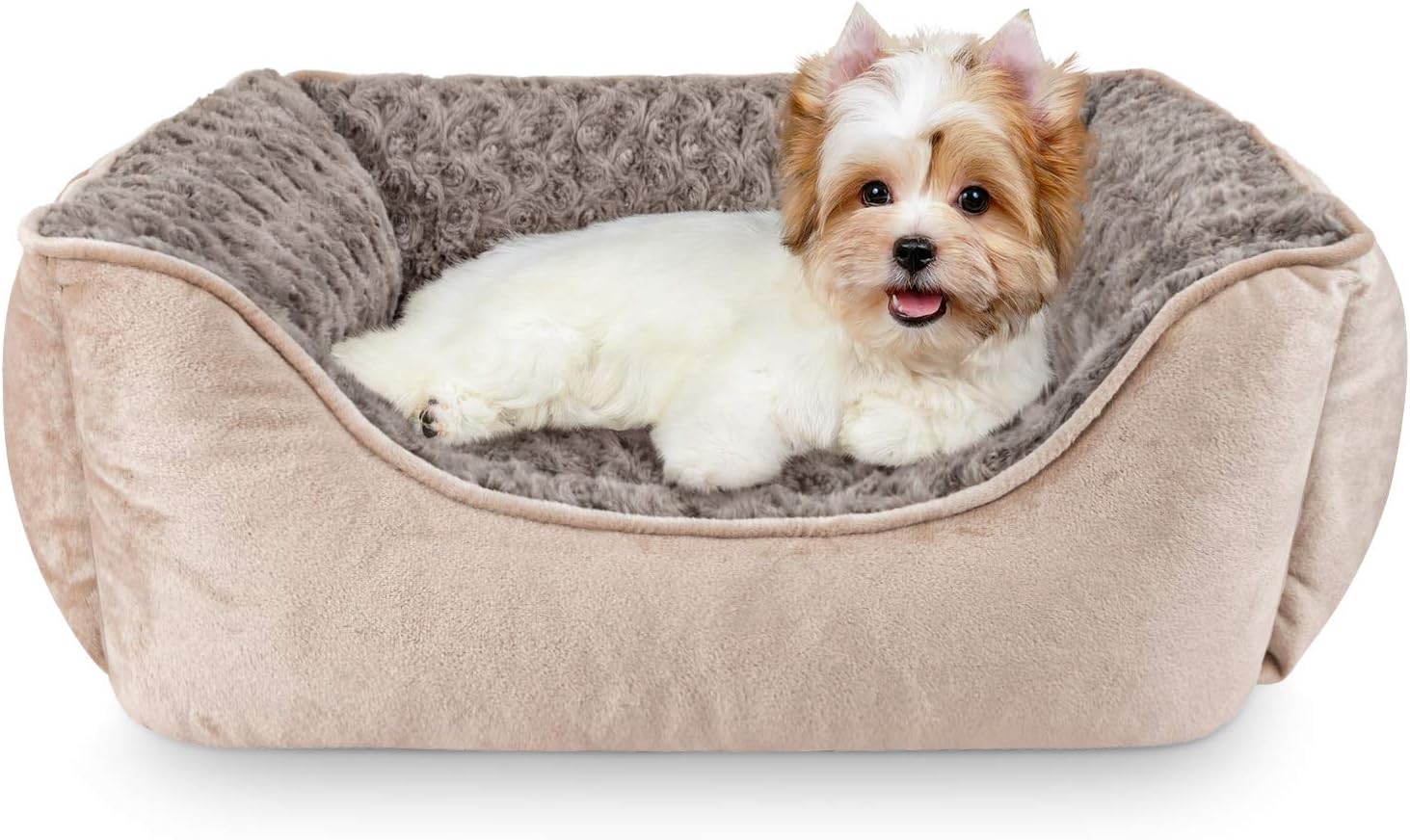 JOEJOY Rectangle Dog Bed for Large Medium Small Dogs Machine Washable Sleeping Dog Sofa Bed Non-Slip Bottom Breathable Soft Puppy Bed…