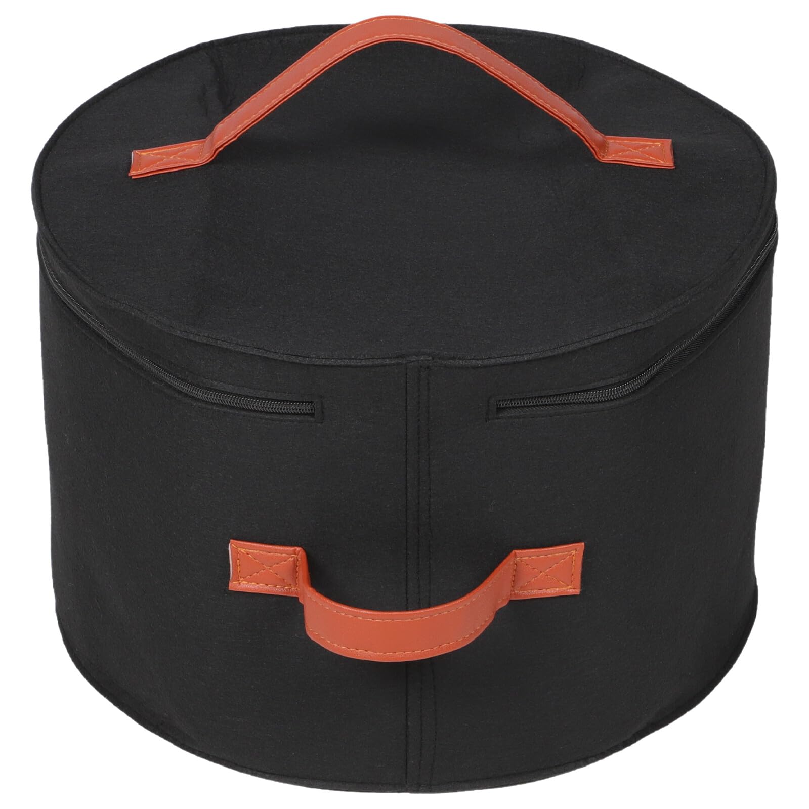 Filz Hutbox 43x28cm Mit Deckel Aufbewahrungsbox Für Hüte Socken Und Unterwäsche Strapazierfähiges Material Platzsparender Organizer Für Zuhause Und Reise