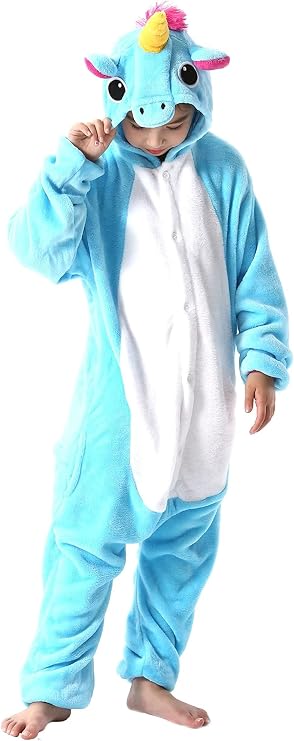 DarkCom Kid-Adult Animal Onesie Unicorn Halloween Christmas Pajamas