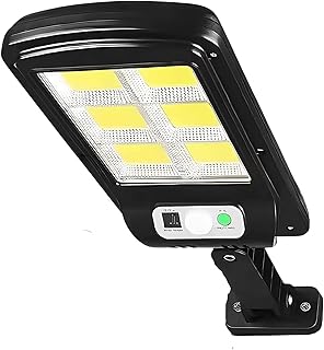 Luminária Solar Refletor Poste Super Potente 72 LEDS Sensor de Presença 3 Modos de Iluminação Controle Remoto Prova D'agua AlverSun