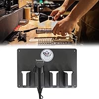 Vista 7 de Almacenamiento de herramientas de peluquería de montaje en pared de 4 agujeros, soporte de cepillo para cortador de pelo montado en la pared