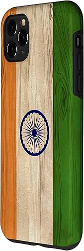 Miniatura 5 de iPhone 12 Pro Max India Flag and Vintage Barn Background - Indian Pride Case