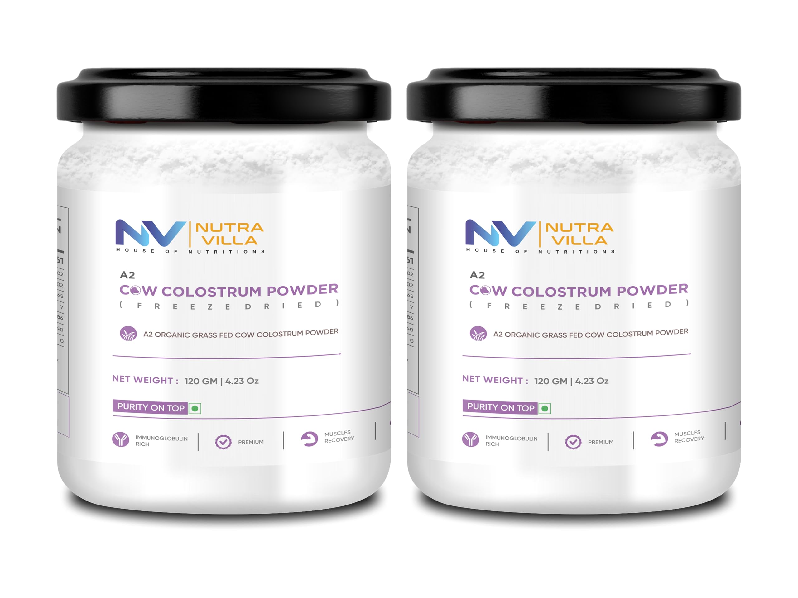 Nutravilla A2 Cow Colostrum Powder | Unflavored Bovine Colostrum For Humans, Colostrum Supplement Powder For Gut Health, Immune Support & Muscle Recovery | 2 Jars Of 120 Grams Each (B0DCSVC3Q8) Amazon Price History, Amazon Price Tracker