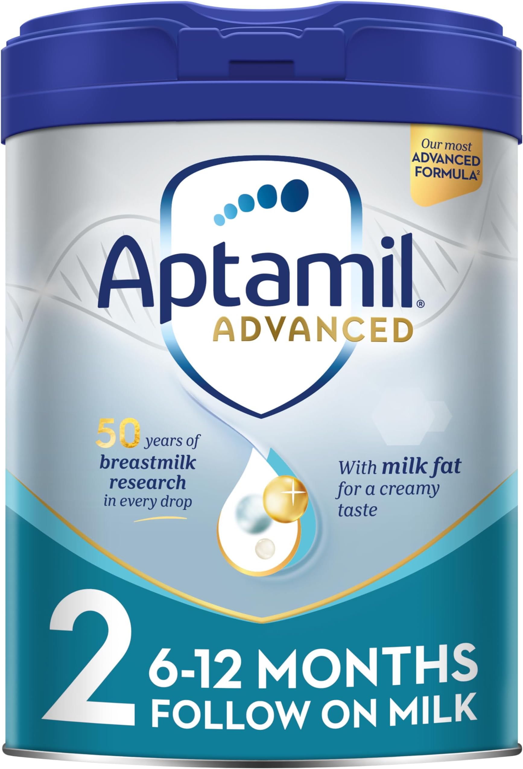 Advanced 2 Follow On Baby Milk Powder Formula, 6-12 Months, 800g