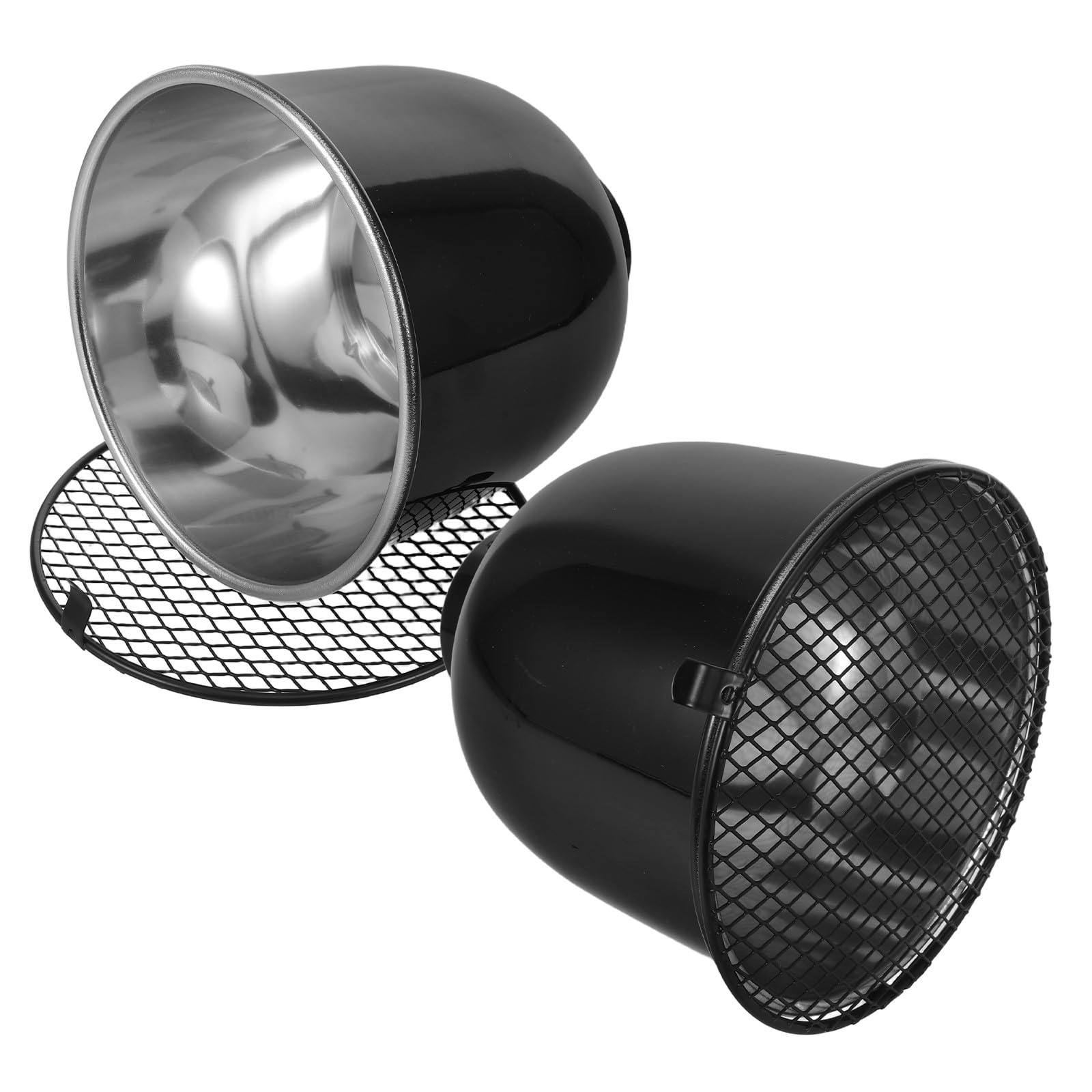 Abat-Jour pour Lampe chauffante NUOBESTY | Lot de 2 cages de protection anti-brûlure pour terrarium