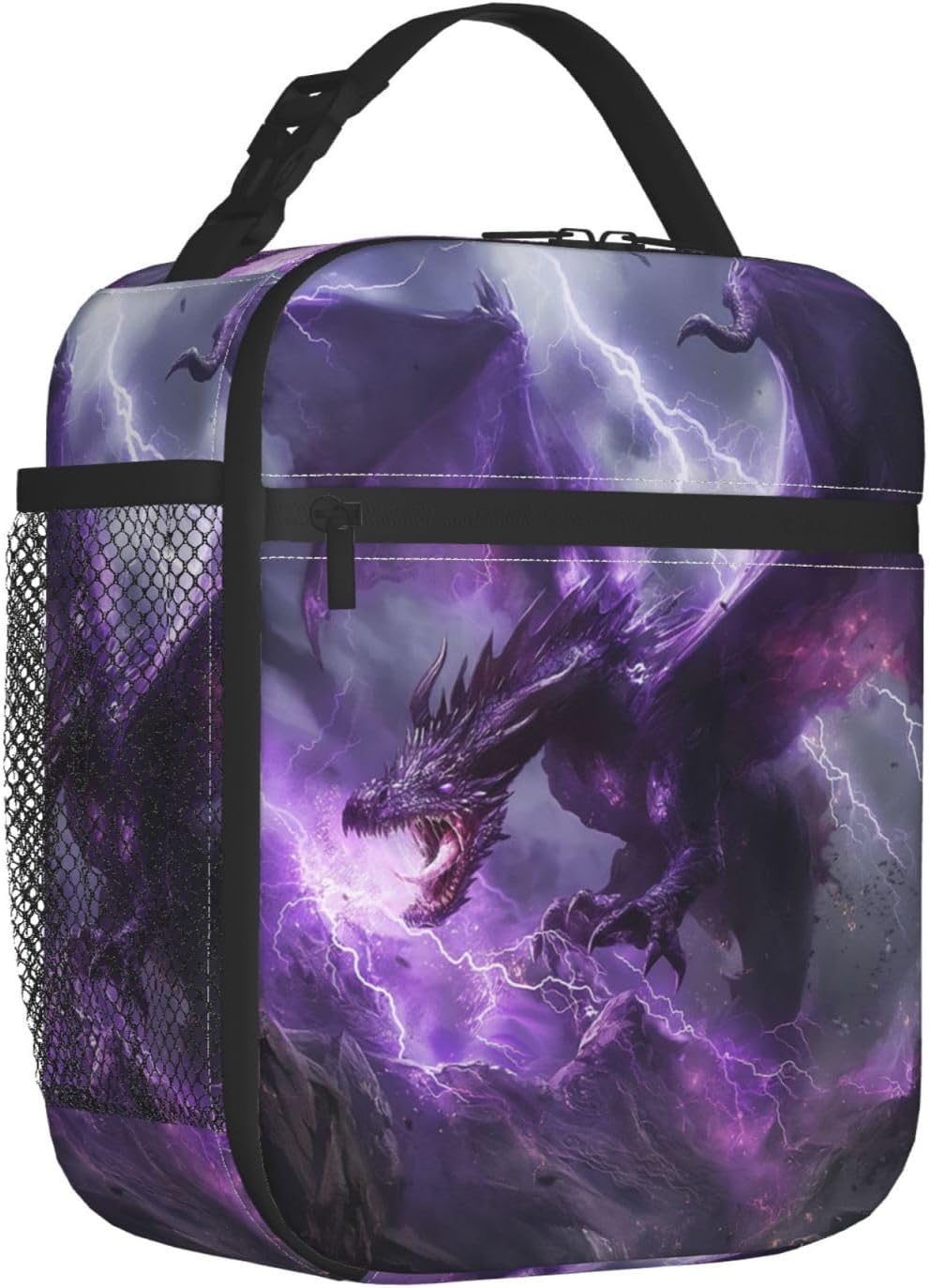 Dragon Lunch Box for Adults Women Girls Boys Kids Animal Lunch Box Insulated Cooler Reusable Lunch Bag Container Gifts for Work Office Picnic Travel School - Image 2