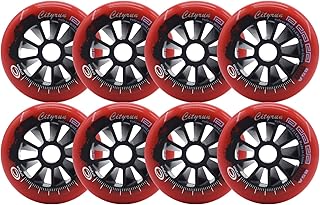 Inline Skate Wheels, Replacement Roller Skating Wheels 90mm100mm110mm Inline Skate Wheels 85A (6/8-Pack) Professional Racing Wheels,Roller Blade Skating Wheels Intended for Roller Blade Wheel Replace