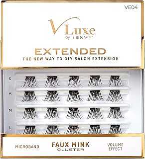 i•ENVY Pestañas postizas extendidas de visón ...