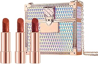 أحمر شفاه مطفي من 3 قطع فاشون مانيا لامع مرطب مقاوم للماء ويدوم طويلاً ايه