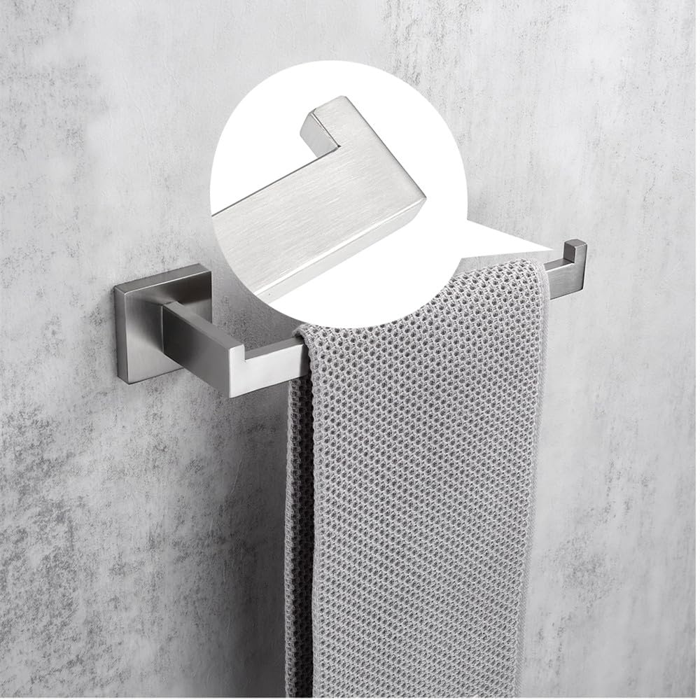 Accesorios de baño de Acero Inoxidable Kit de Hardware Montaje en Pared Gancho para Ropa Soporte de Papel Barra de Toalla Soporte para Cepillo de baño Jabonera, China