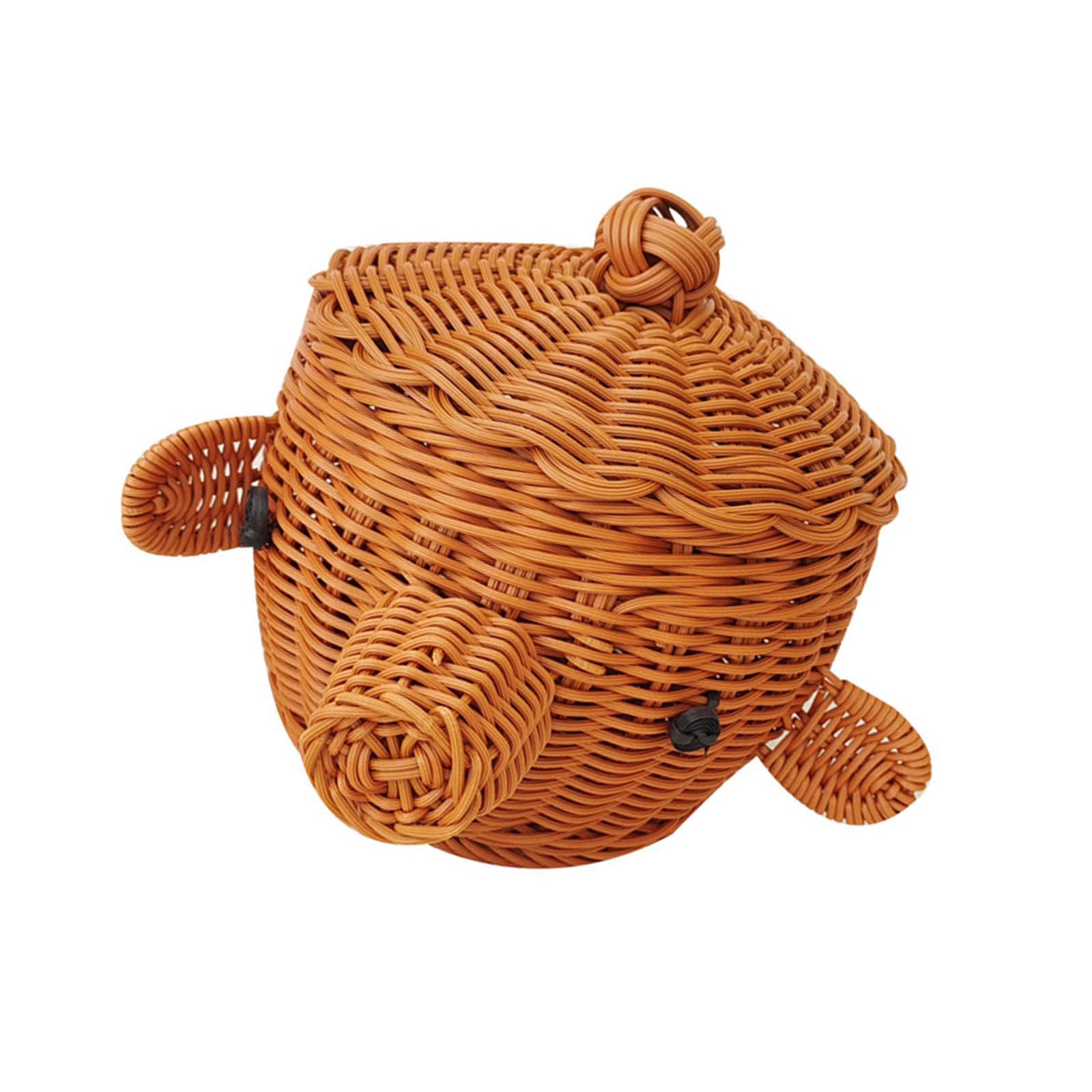 Hredyqw Cartoon Styles Woven Storage Basket Multipurpose Storage Bin For Kitchen Fruits Snacks And Home Organization