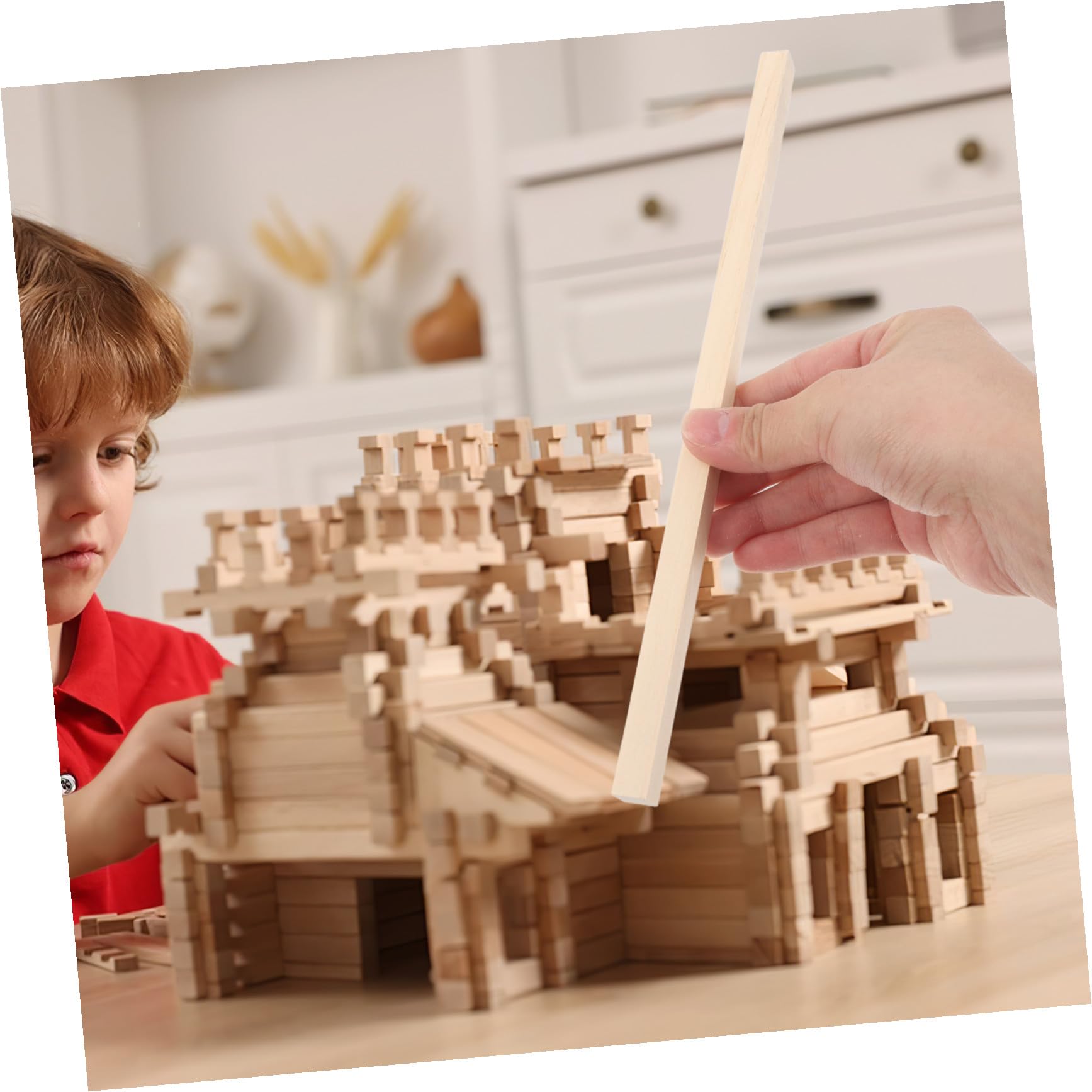 Gadpiparty 60 Stück Quadratische Holzbearbeitungsdübel aus Lindenholz 25 X 1cm Flexibel und Zuschneidbar für Selbstgemacht Holzbastelarbeiten und Modellbau zu Hause