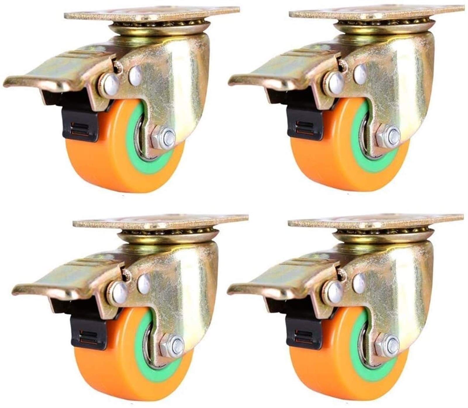 Chariot pivotant universel 2 pouces roulettes de meubles robustes pour déplacer sans effort