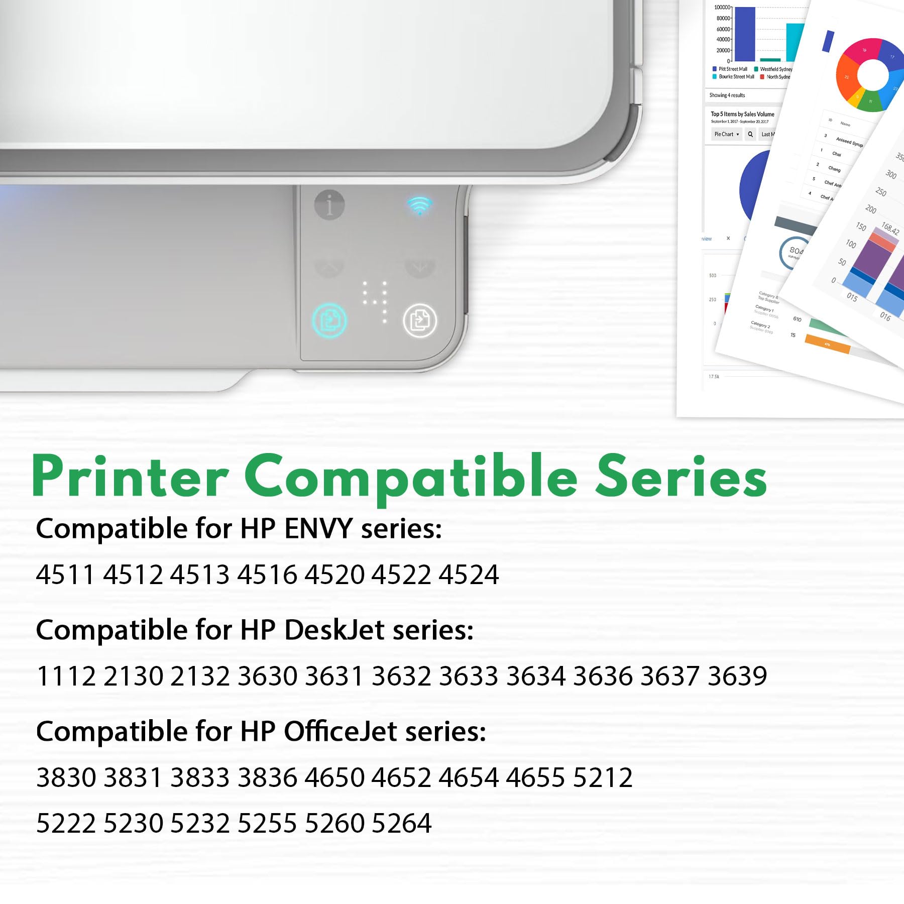 LOMENTI - Cartuchos de tinta 63XL (3 unidades, 2 negro/1 tricolor) - Cartuchos de tinta compatibles con HP 63XL para impresora Envy 4520 4512 OfficeJet 3830 5258 DeskJet 1112