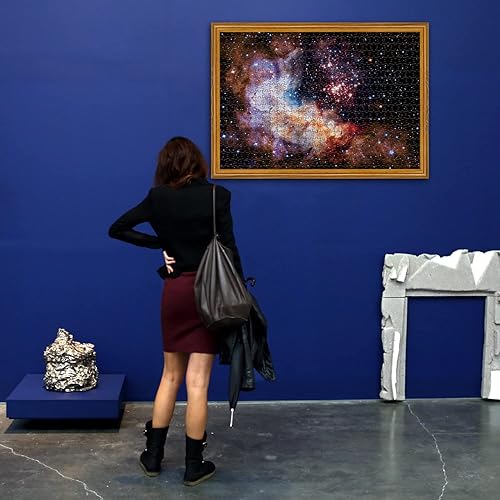 Miniatura 5 de Rompecabezas espacial de 1000 piezas para adultos, rompecabezas de galaxia del sistema solar, Hubble-Westerlund 2 planetas, estrella, nebulosa,