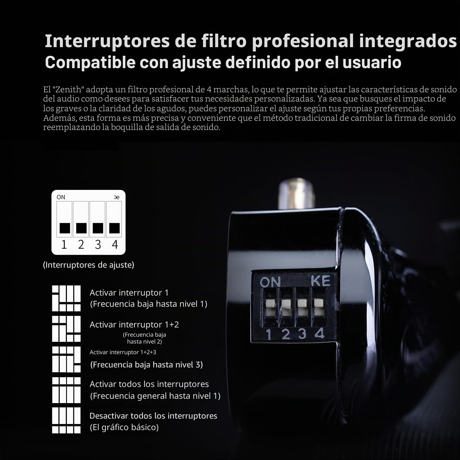 KZ Zenith IEM Auriculares con cable, auriculares profesionales con aislamiento de sonido, sonido claro y graves profundos, controlador dinámico único más grande, ajuste seguro en el monitor de oído
