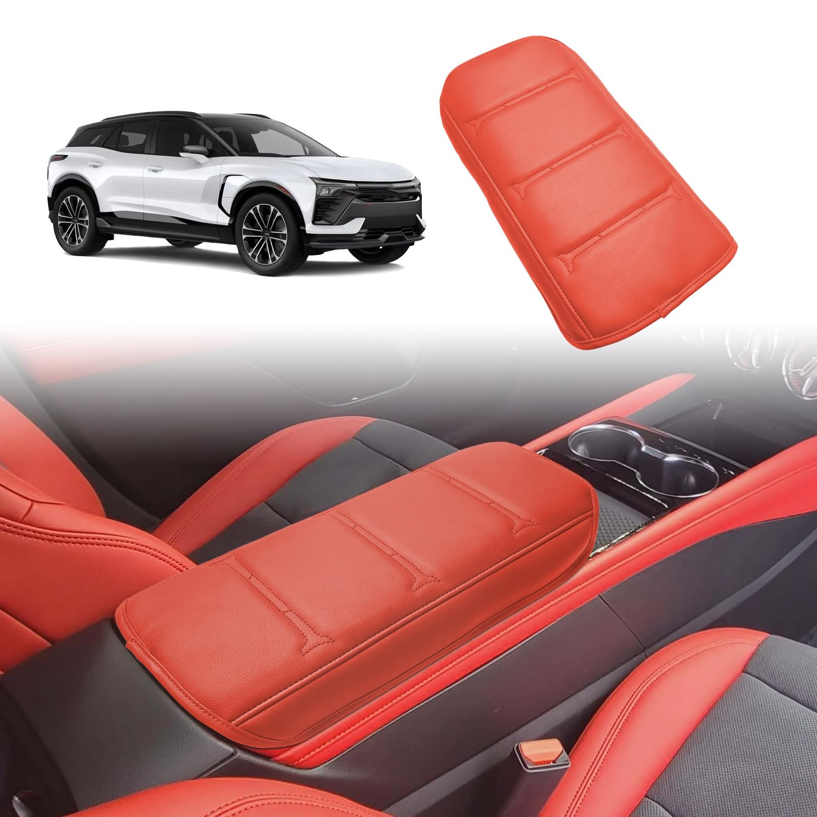 BestEvMod For Ioniq6 Center Console Armrest Pad Cover Morse Code Design