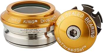 クリスキング★CHRIS KING 1-1/8 ★ゴールド CHRIS KING ( クリスキング ) ヘッドパーツ NTS 1-1/8