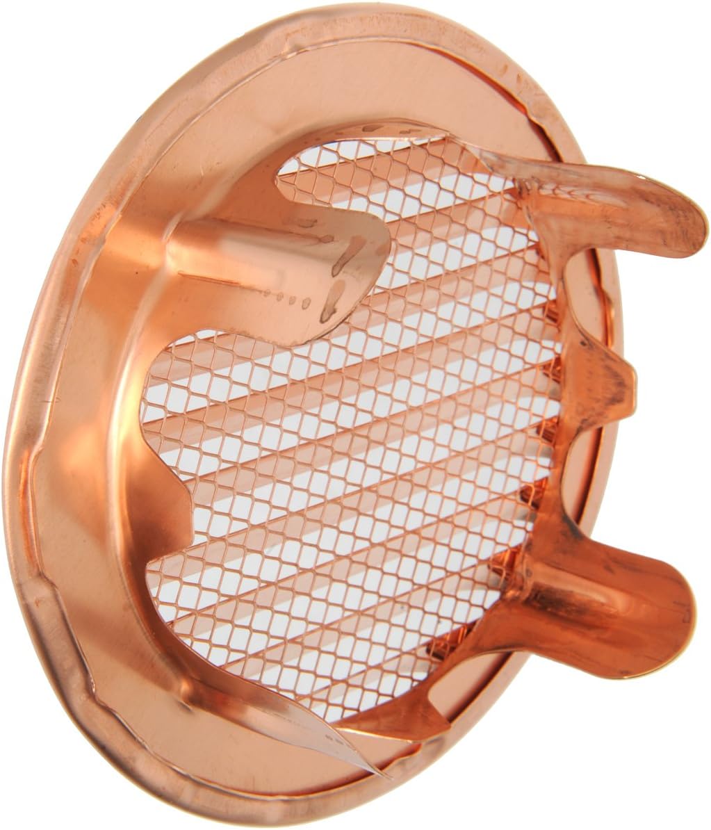The gtsr100r-y Ventilation Grill Round Recessed, Copper, 125 mm - Image 4